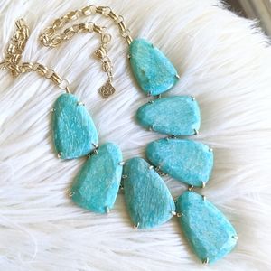 Kendra Scott Harlow - Amazonite in Gold necklace